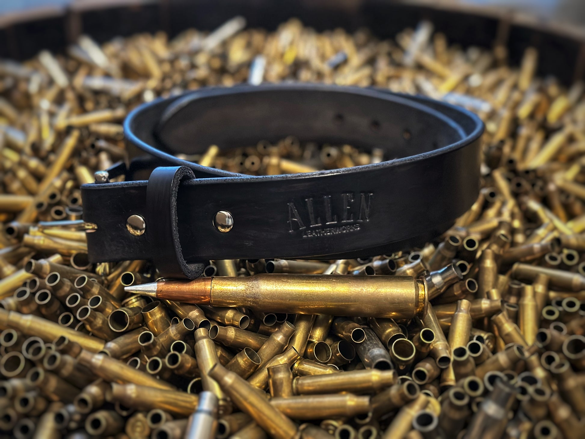 Custom Leather Belt - 1.5"