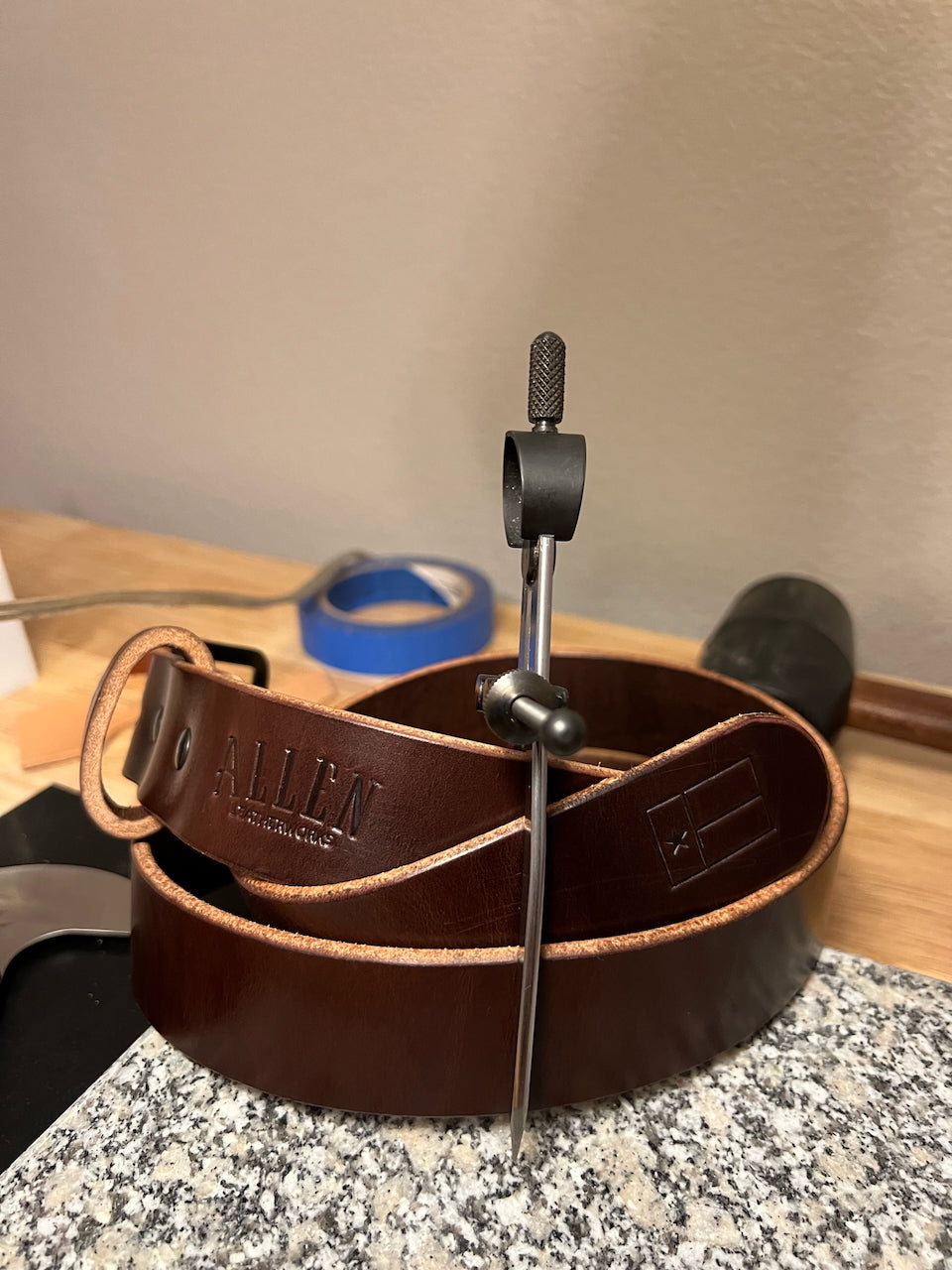 Custom Leather Belt - 1.5"
