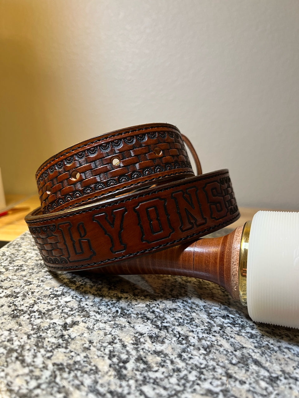 Custom Leather Belt - 1.5"
