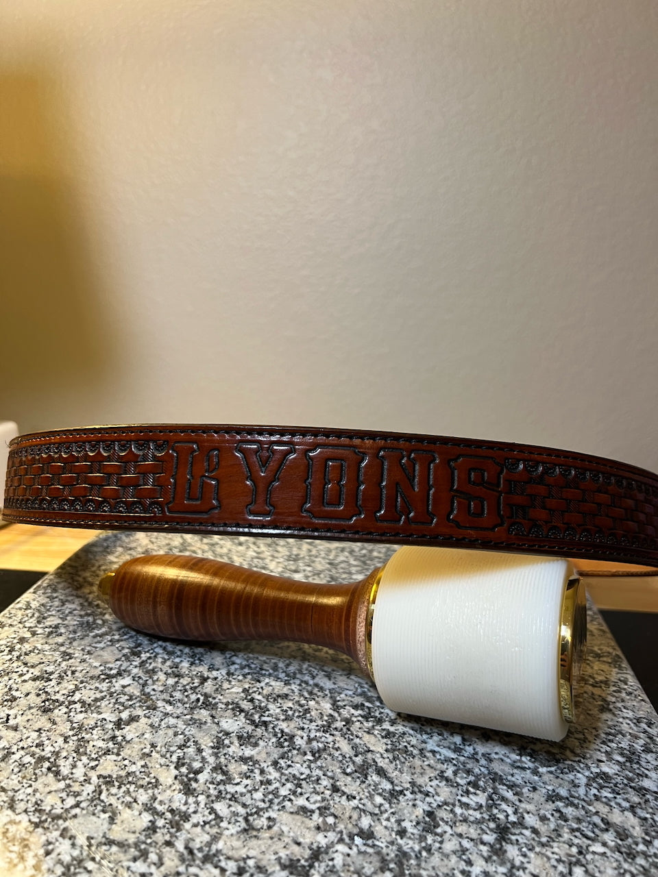 Custom Leather Belt - 1.5"
