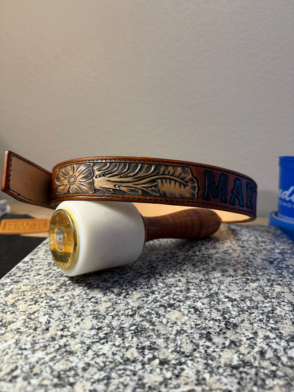 Custom Leather Belt - 1.5"